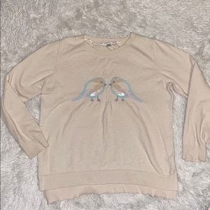 Lauren Conrad Birds Sweater